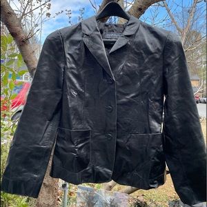 Harold’s leather jacket size 10